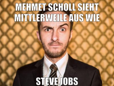 MEHMET SCHOLL SIEHT MITTLERWEILE AUS WIE STEVE JOBS
