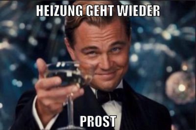 Heizung geht wieder prost