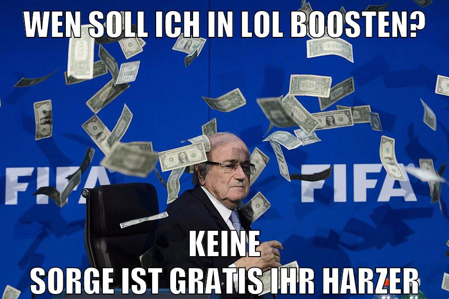 wen soll ich in LoL boosten? keine sorge ist gratis ihr harzer