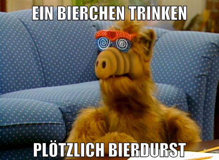 ein bierchen trinken plötzlich bierdurst