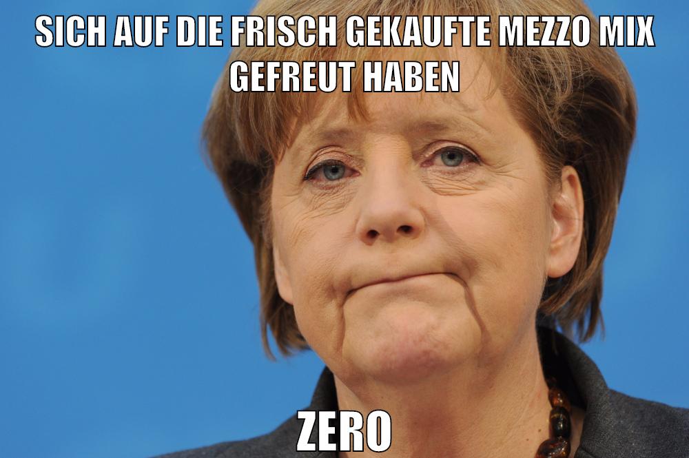 sich auf die frisch gekaufte mezzo mix gefreut haben zero