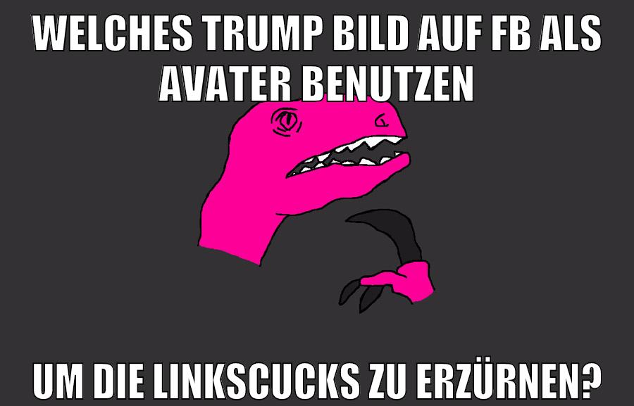 welches Trump bild auf fb als avater benutzen um die linkscucks zu erzürnen?