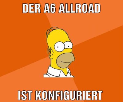 Der a6 allroad Ist konfiguriert