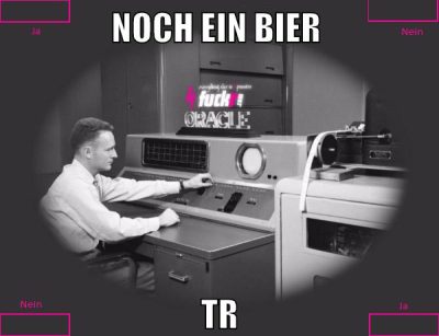 noch ein bier trinken?