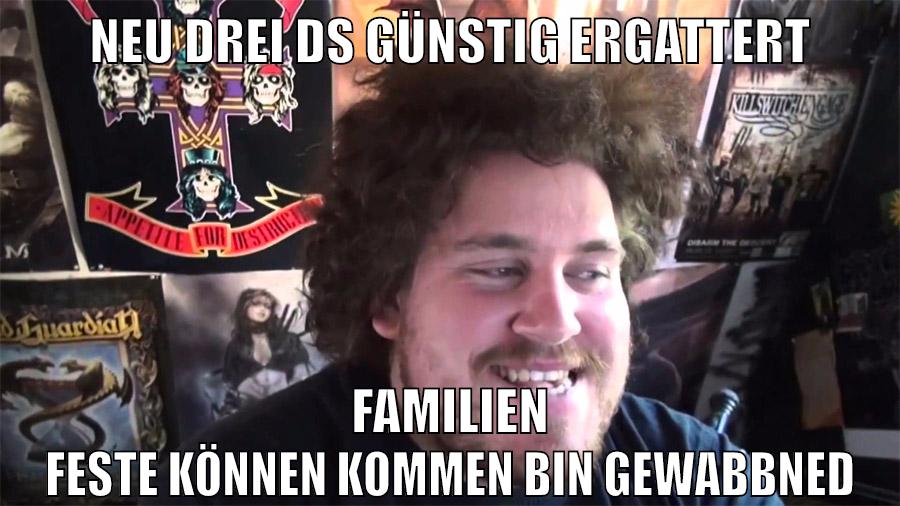 neu drei ds günstig ergattert familien feste können kommen bin gewabbned