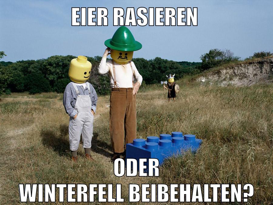 eier rasieren oder Winterfell beibehalten?