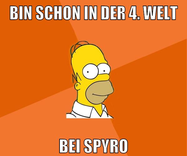 bin schon in der 4. welt bei spyro