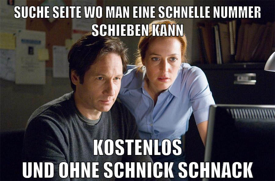 suche seite wo man eine schnelle nummer schieben kann kostenlos und ohne schnick schnack