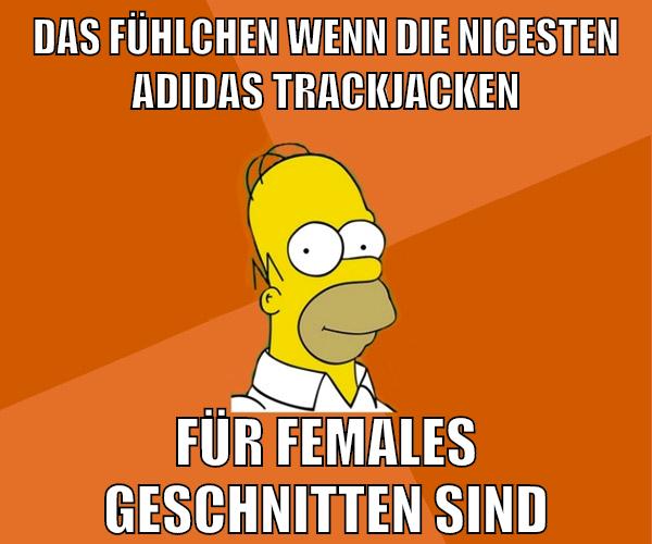 das fühlchen wenn die nicesten adidas trackjacken für females geschnitten sind