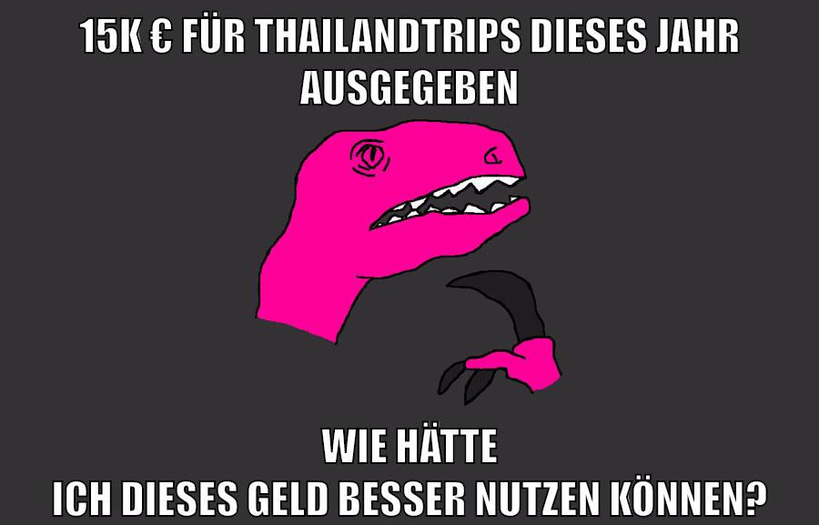 15k € für thailandtrips dieses jahr ausgegeben wie hätte ich dieses geld besser nutzen können?
