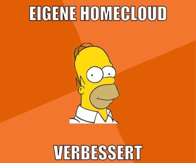 eigene homecloud verbessert