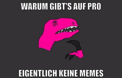 warum gibt's auf pr0 eigentlich keine memes
