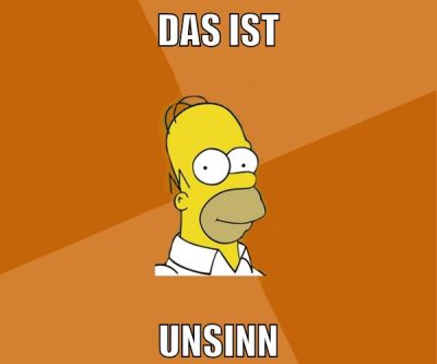 das ist unsinn