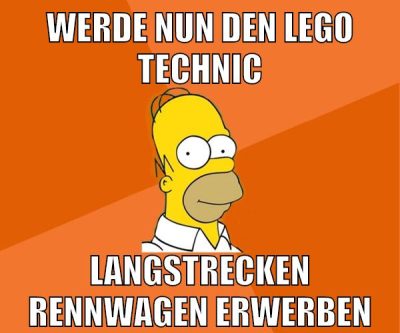 werde nun den lego technic langstrecken rennwagen erwerben