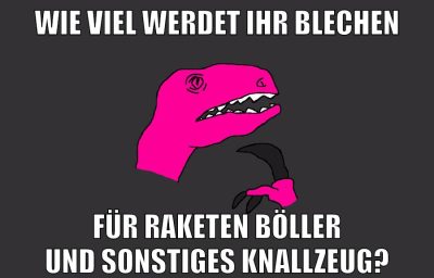 wie viel werdet ihr blechen für raketen böller und sonstiges knallzeug?