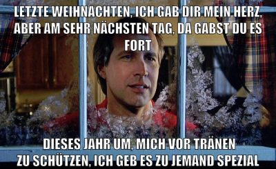 letzte weihnachten, ich gab dir mein herz, aber am sehr nächsten tag, da gabst du es fort dieses jahr um, mich vor tränen zu schützen, ich geb es zu jemand spezial