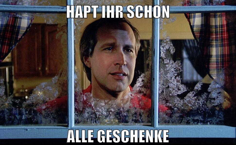 hapt ihr schon alle geschenke