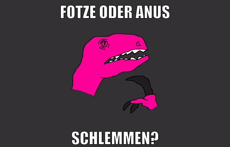 fotze oder anus schlemmen?