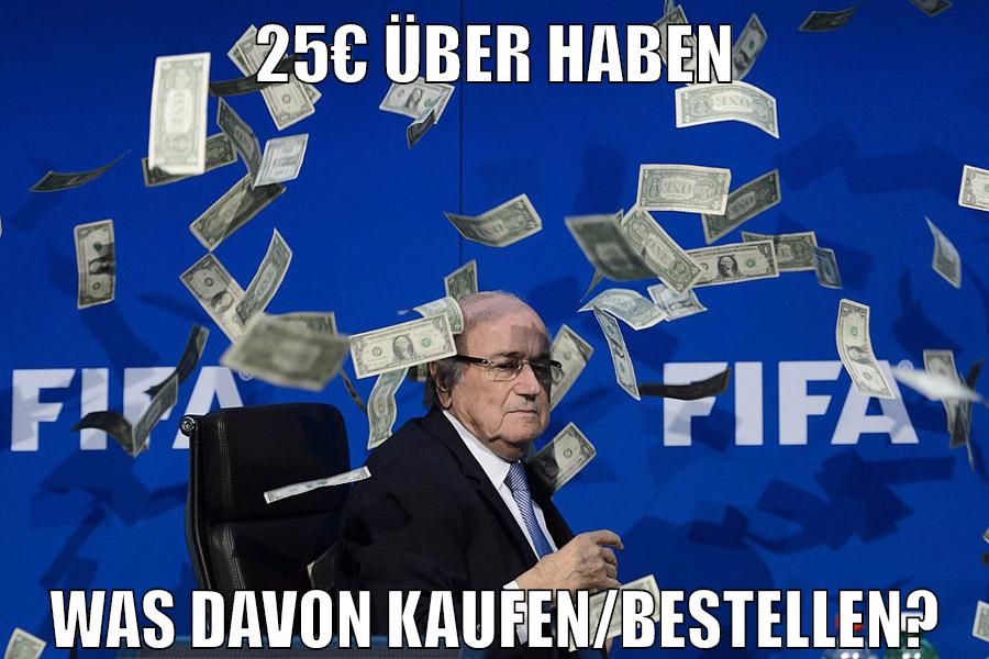 25€ über haben was davon kaufen/bestellen?