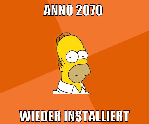 anno 2070 wieder installiert