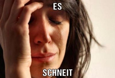 Es Schneit