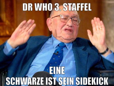 dr who 3. staffel eine schwarze ist sein sidekick