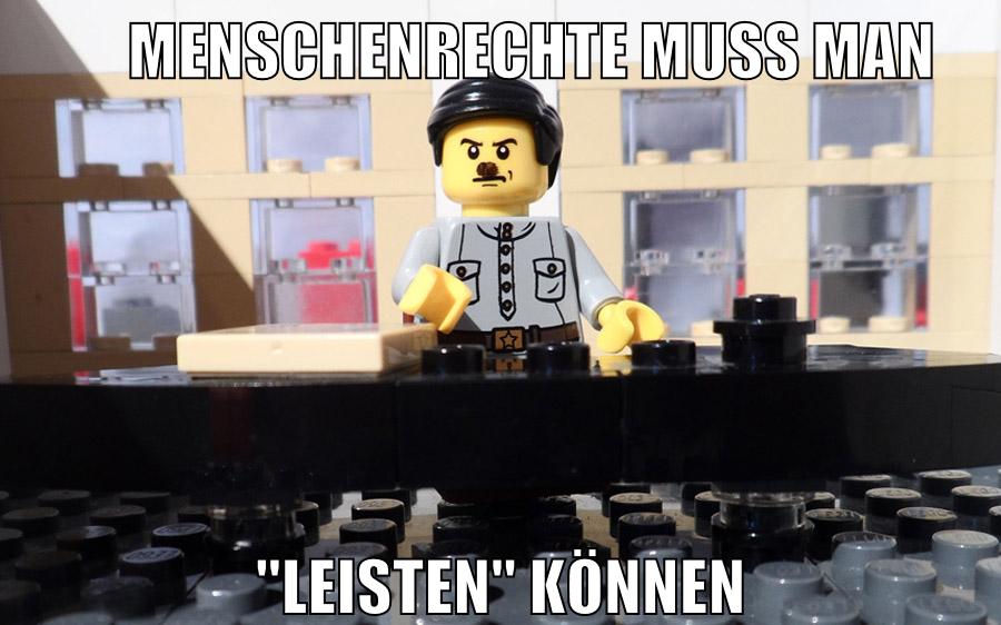 Menschenrechte muss man "leisten" können