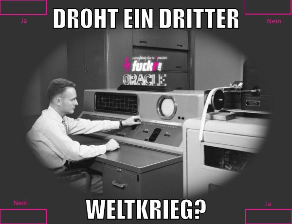 DROHT EIN DRITTER WELTKRIEG?