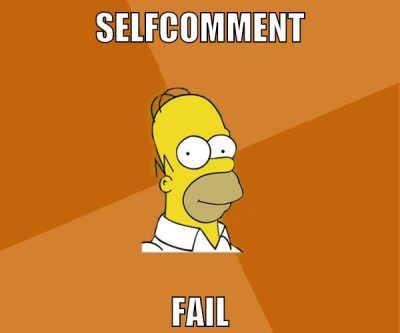selfcomment fail