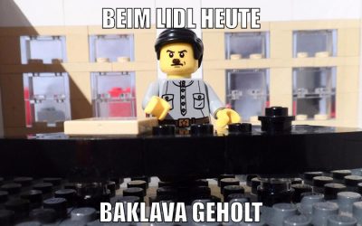 BEIM LIDL HEUTE BAKLAVA GEHOLT