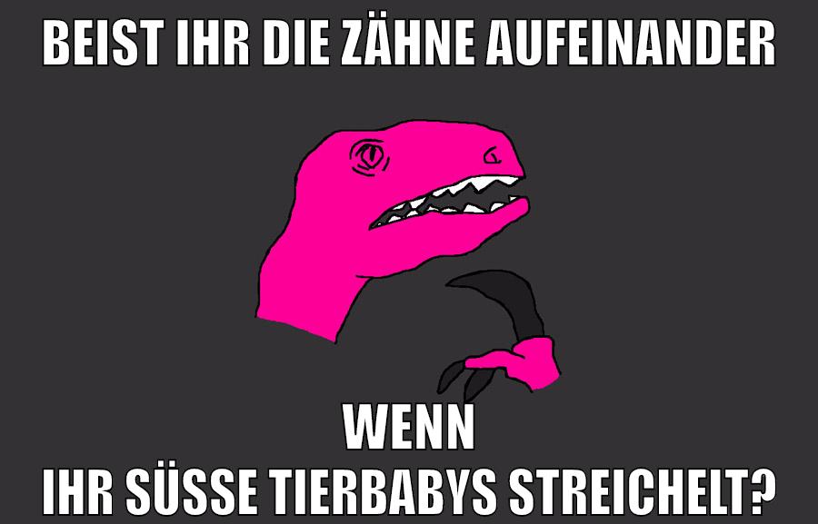 BEIST IHR DIE ZÄHNE AUFEINANDER WENN IHR SÜSSE TIERBABYS STREICHELT?
