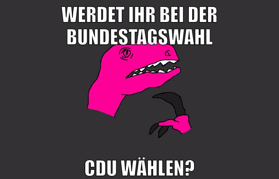 WERDET IHR BEI DER BUNDESTAGSWAHL CDU WÄHLEN?