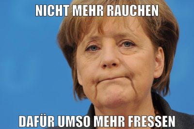 nicht mehr rauchen dafür umso mehr fressen