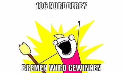 106 Nordderby Bremen wird gewinnen