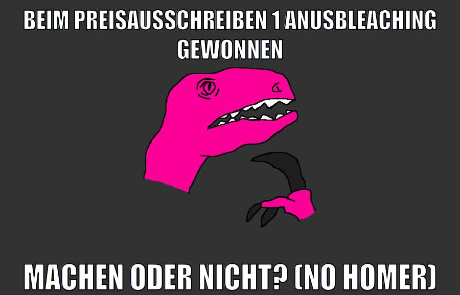 beim Preisausschreiben 1 anusbleaching gewonnen machen oder nicht? (NO HOMER)