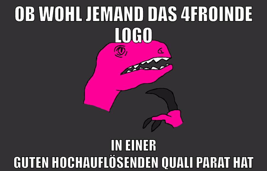 ob wohl jemand das 4froinde logo in einer guten hochauflösenden quali parat hat