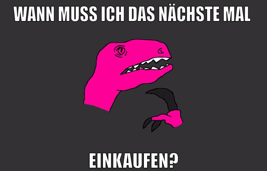 Wann muss ich das nächste mal einkaufen?