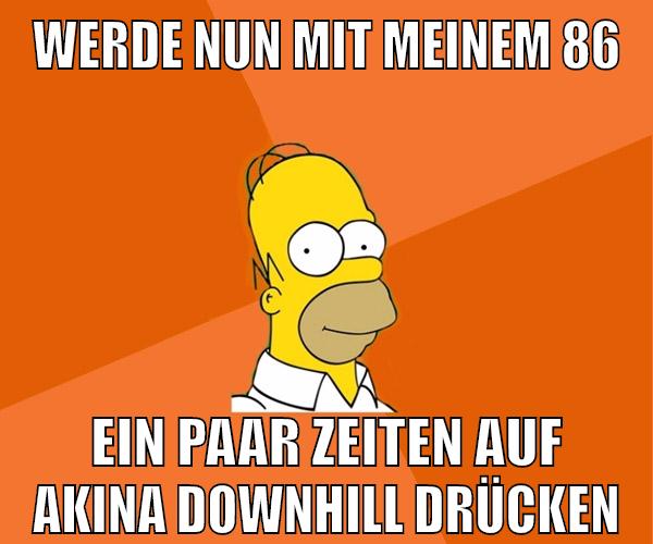 werde nun mit meinem 86 ein paar zeiten auf akina downhill drücken