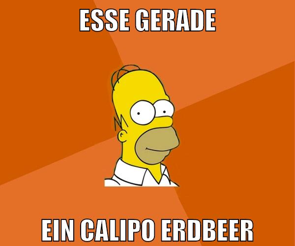 esse gerade ein calipo erdbeer