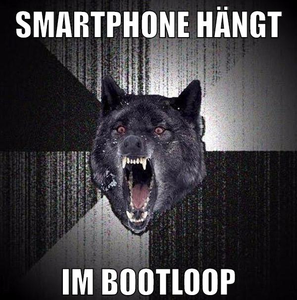 smartphone hängt im bootloop