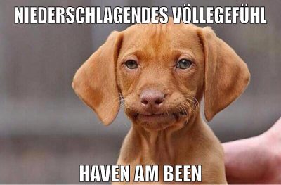 niederschlagendes völlegefühl haven am been