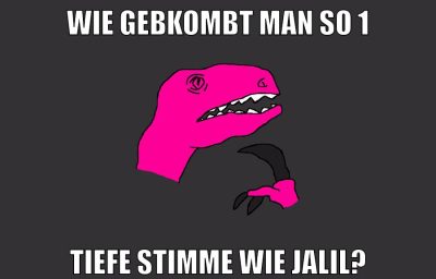 wie gebkombt man so 1 tiefe stimme wie jalil?