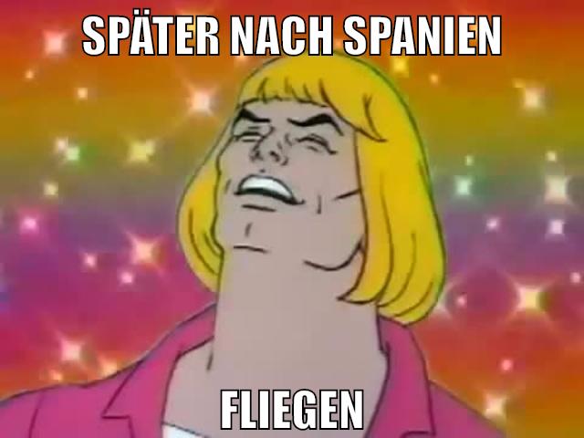 später nach spanien fliegen