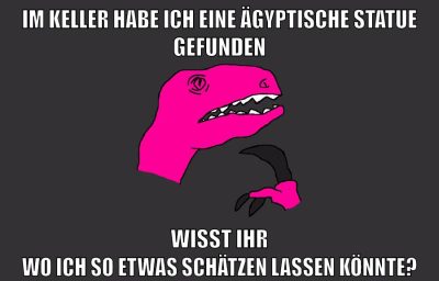 Im Keller habe ich eine ägyptische Statue gefunden Wisst ihr wo ich so etwas schätzen lassen könnte?