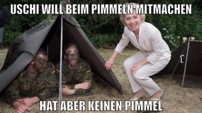 Uschi will beim pimmeln mitmachen hat aber keinen Pimmel