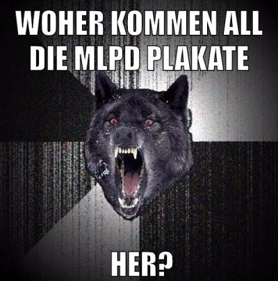woher kommen all die mlpd plakate her?
