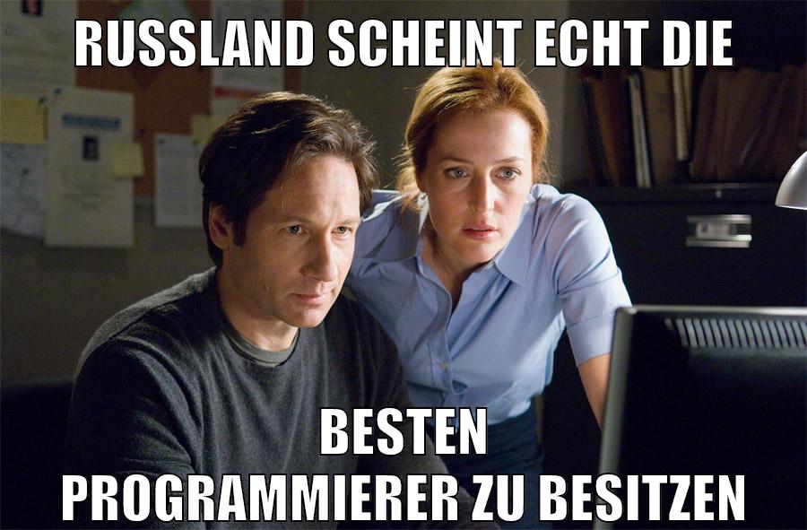 Russland scheint echt die Besten Programmierer zu besitzen
