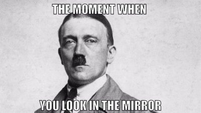 The MOMENT WHEN YOU LOOK IN THE MIRROR