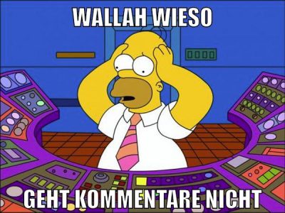 wallah wieso geht kommentare nicht