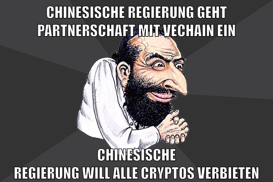 chinesische regierung geht partnerschaft mit vechain ein chinesische regierung will alle cryptos verbieten